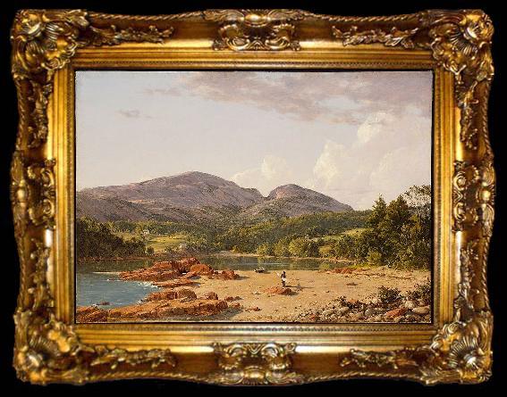 framed  Frederick Edwin Church Otter Creek Mt. Desert, ta009-2